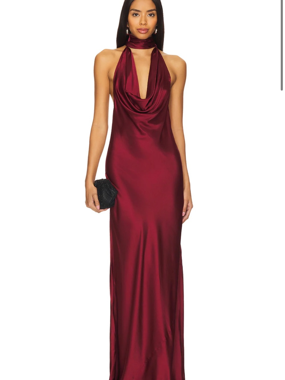 Stone Cold Fox Cherry Red x Revolve Amelia Gown NWT